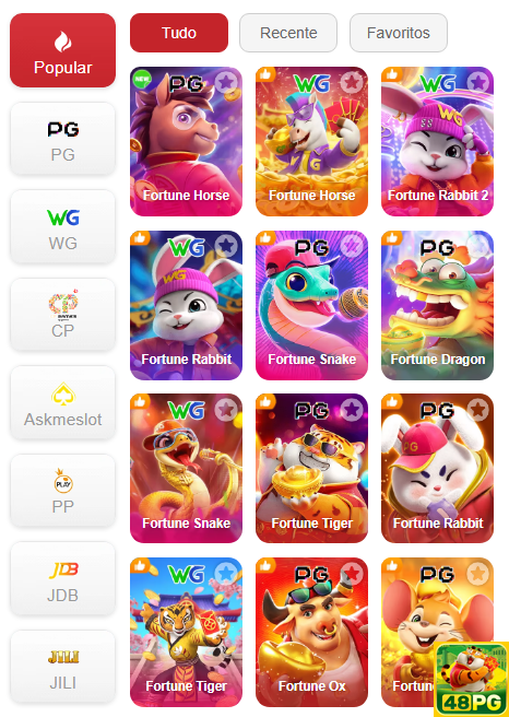 Experiência de Jogos 48pg.com