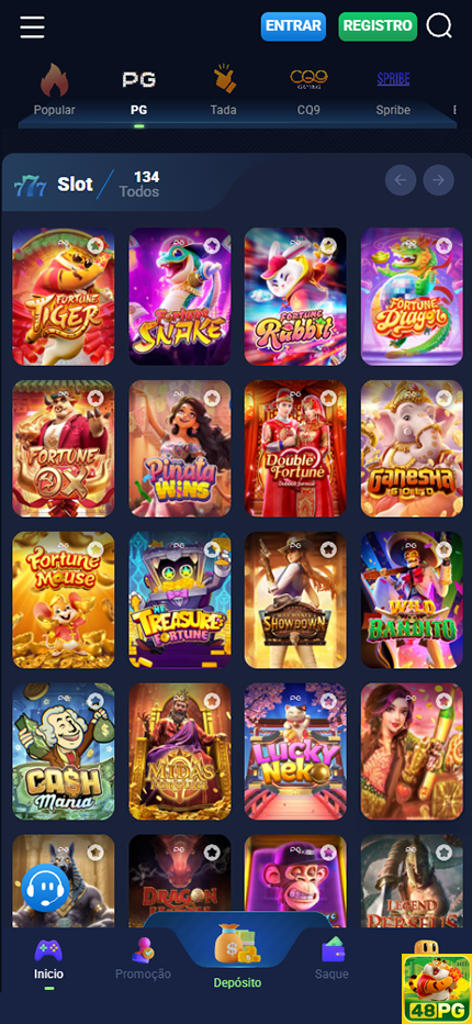 Prêmios Jogos 48pg.com