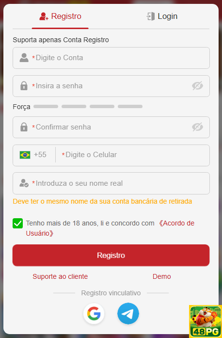 Experiência de Jogos 48pg.com